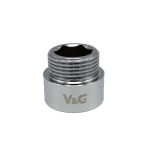 Удлинитель 3/4" x 10 ВЗ V&G хромированный 80шт.