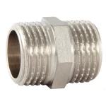 Ниппель редукционный латунный никель/профи 1/2"С х 11/4"С