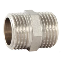 Ниппель редукционный латунный никель/профи 1/2"С х 11/4"С
