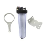 Колба BigBlue 20" Tiger Filtration прозрачная (латунь. резьбы/макс10атм) + картридж 1/4