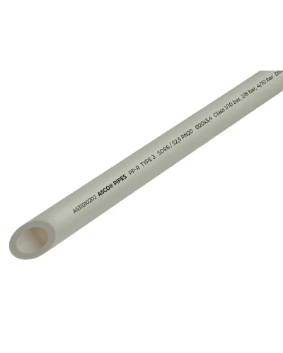 Труба PPR PN20  Ø32*5,4mm SDR 6.0/S2.5 сірого кольору 4/40   ASCO®
