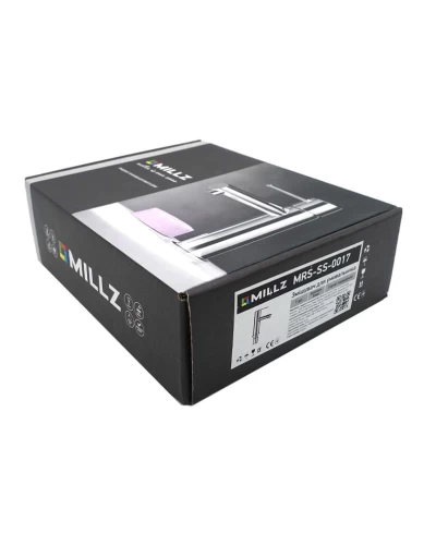 Змішувач для умивальника MILLZ литий Ø 35 мм нержавіючий MRS-SS-0017