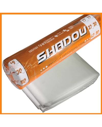 Агроволокно пакетированное 19 г/м² 1.6х5 метров белое ТМ "Shadow" агроволокно для теплиц
