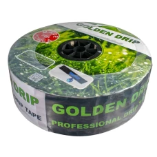 Капельная лента GOLDEN DRIP с плоским эмиттером шаг 15 см 1000м 8 mil