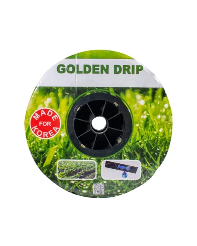 Капельная лента GOLDEN DRIP с плоским эмиттером шаг 20 см 500м 8 mil