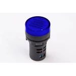 Світлодіодний індикатор AD22-22DS 12v АC/DC, блакитний TAKEL