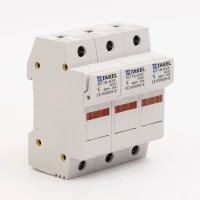 Тримач плавкого запобіжника RT18-63X 3Р 63А типорозмір 14х51 TAKEL