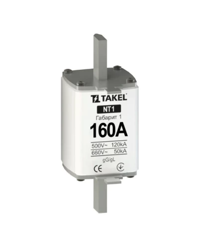 Плавка вставка запобіжника NT1 160А TAKEL