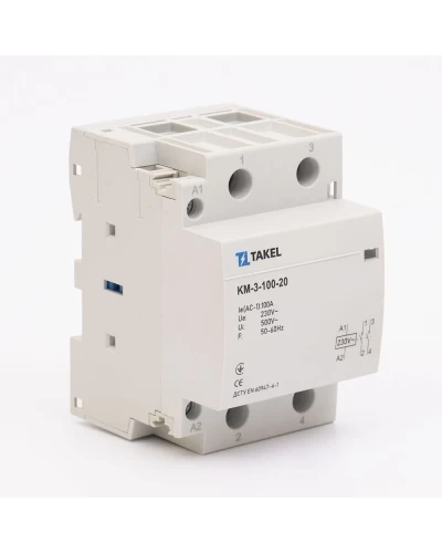 Контактор модульний КМ-3-100-20 100А 2NO TAKEL