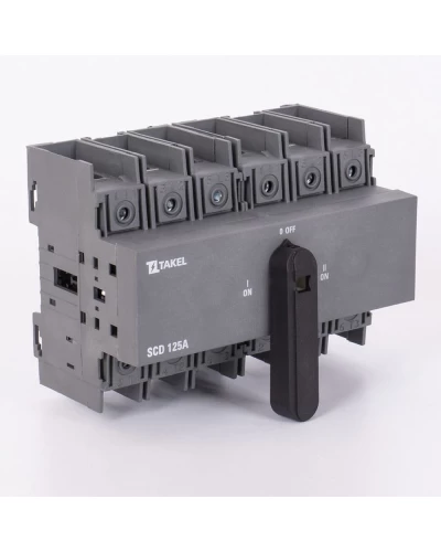 Перемикач навантаження трипозиційний SCD 6P 125A TAKEL