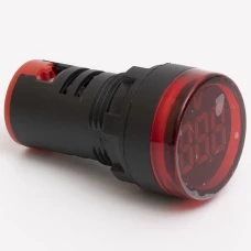 Светодиодный вольтметр AD22-DVM DC 5-60В, красный TAKEL