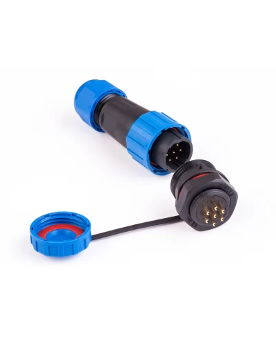 Коннекторы влагозащищены быстро SP-16 7pin (герметические разъемы)