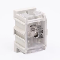 Клемник магістральний MDT-35 з кришкою (клемна колодка)