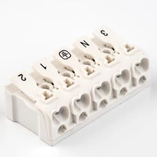 Клемма пружинная соединительная WGs5-3L+N+PE