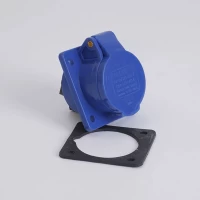 Розетка стаціонарна внутрішня 7413 16А 220В 2Р+Е IP44 LEE