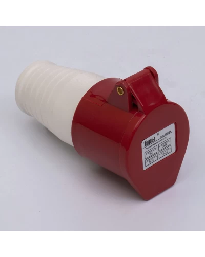 Розетка переносная 214 16А 380В 3Р+Е IP44 TAKEL