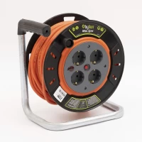 Катушка с кабелем 3х1 мм² PSE-25310-F-VVF с т/с 25м