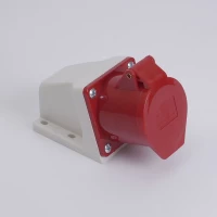 Розетка стационарная наружная 7114 16А 380В 3Р+Е IP44 LEE