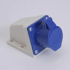 Розетка стационарная наружная 7123 32А 220В 2Р+Е IP44 LEE