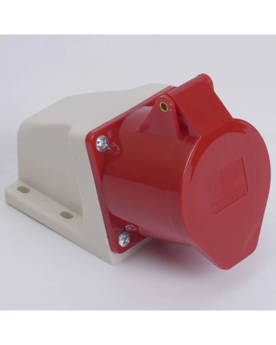 Розетка стационарная наружная 7145 125А 380В 3Р+N+Е IP67 LEE