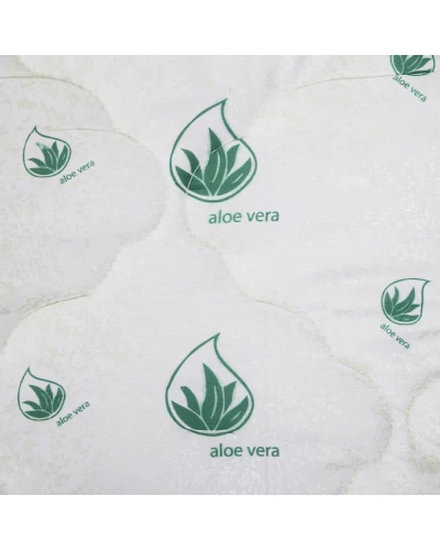 Ковдра "DREAM COLLECTION" ALOE VERA 150*210 см металізований друк