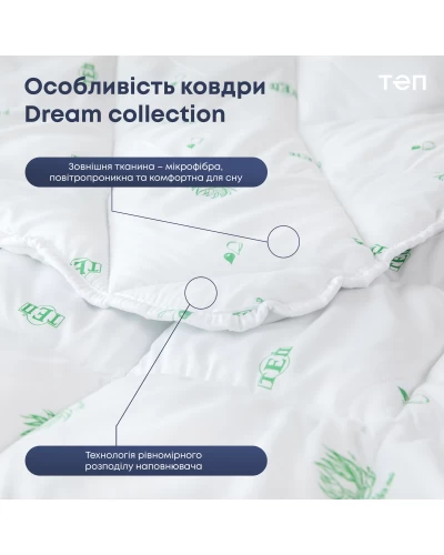 Ковдра "DREAM COLLECTION" ALOE VERA 140*210 см