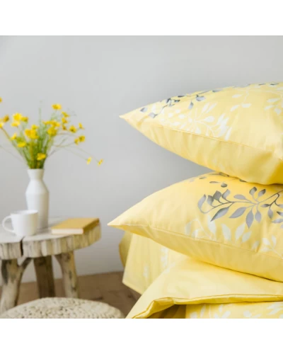 Комплект постільної білизни "Everyday collection" сімейний Black and Yellow