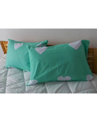 Комплект наволочок ТЕП 703 MINT LOVE HEARTS, 50х70 см