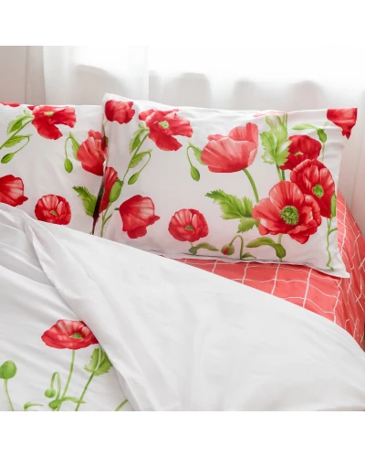 Комплект постельного белья ТЕП "Happy Sleep" Маковый букет, 50x70 двуспальный