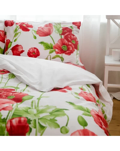 Комплект постельного белья ТЕП "Happy Sleep" Маковый букет, 50x70 двуспальный