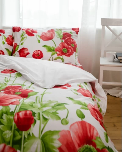 Комплект постельного белья ТЕП "Happy Sleep" Маковый букет, 50x70 двуспальный