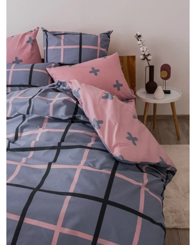 Комплект постельного белья ТЕП "Happy Sleep" PINCKY LINE, 50x70 семейный