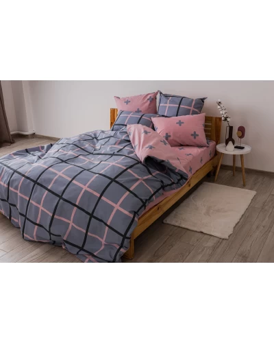 Комплект постельного белья ТЕП "Happy Sleep" PINCKY LINE, 50x70 семейный