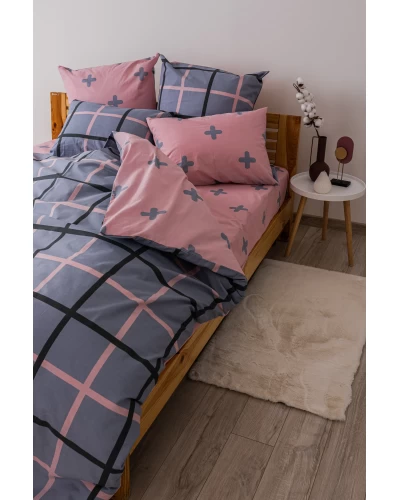 Комплект постельного белья ТЕП "Happy Sleep" PINCKY LINE, 50x70 семейный