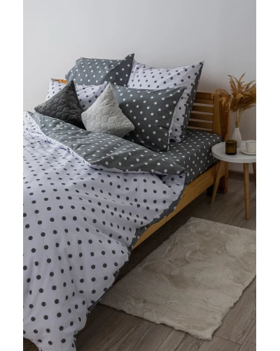 Комплект постельного белья ТЕП "Happy Sleep" Grey Dots, 50x70 двуспальный