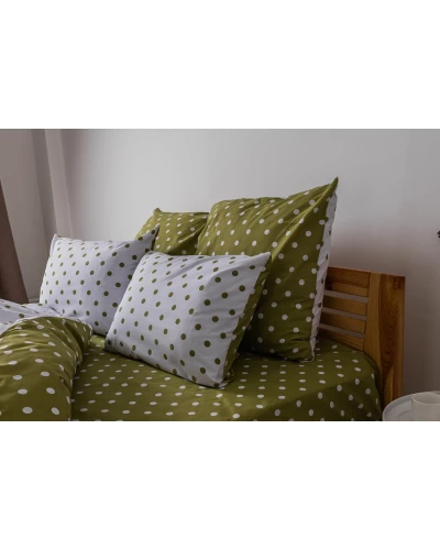 Комплект постельного белья "ТЕП" Olive Dots, 70x70 семейный