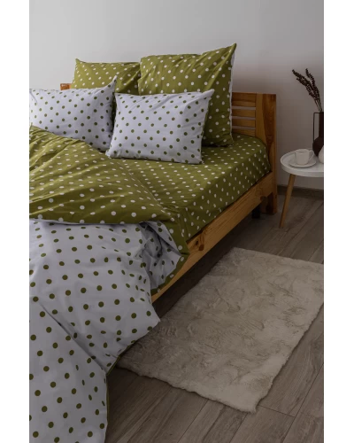 Комплект постельного белья "ТЕП" Olive Dots, 70x70 семейный