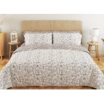 Комплект постельного белья ТЕП "Soft dreams" Beige and White, 70х70 семейный