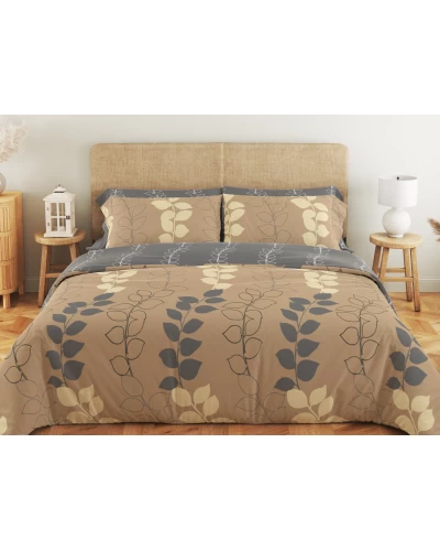 Комплект постельного белья ТЕП "Soft dreams" Grey Leaf, 70x70 полуторный