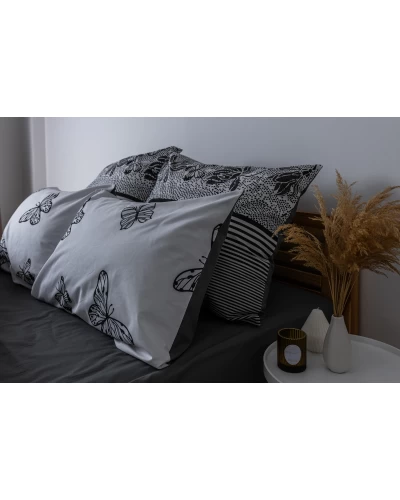 Комплект постельного белья ТЕП "Soft dreams" Black Butterfly, 70x70 евро