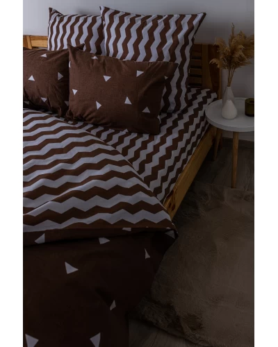 Комплект постельного белья ТЕП "Soft dreams" Cappuccino Night, 70x70 полуторный