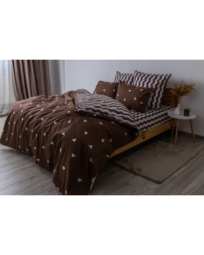 Комплект постельного белья ТЕП "Soft dreams" Cappuccino Night, 70x70 полуторный