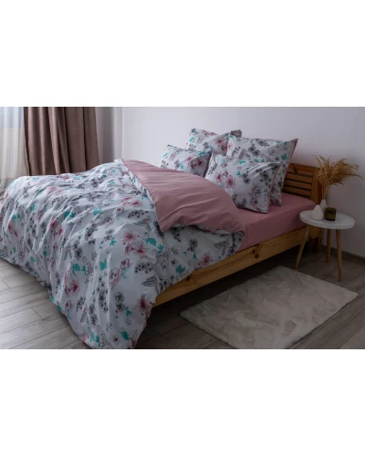 Комплект постільної білизни ТЕП "Soft dreams" English Flower, 70x70 двоспальний