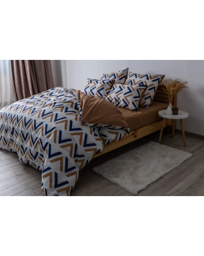 Комплект постельного белья ТЕП "Soft dreams" Geometry Pasion, 70x70 евро
