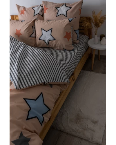 Комплект постельного белья ТЕП "Soft dreams" Pastel Star, 70x70 полуторный