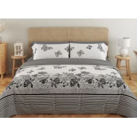 Комплект постельного белья ТЕП "Soft dreams" Black Butterfly, 70x70 евро