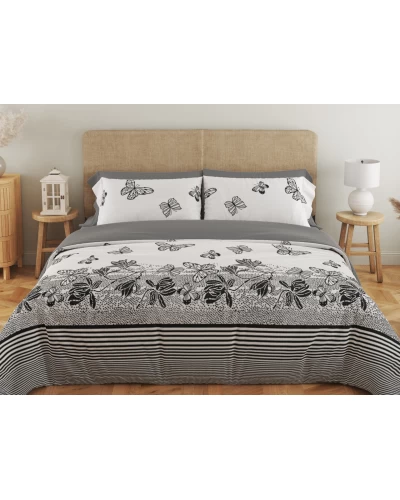 Комплект постельного белья ТЕП "Soft dreams" Black Butterfly, 70x70 евро