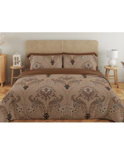 Комплект постільної білизни ТЕП "Soft dreams" Chocolate Fusion, 70x70 полуторний