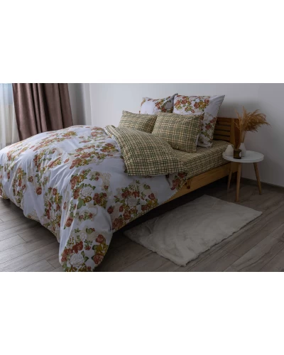 Комплект постельного белья ТЕП "Soft dreams" Flower Road, 70x70 полуторный