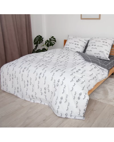 Комплект постельного белья ТЕП "Soft dreams" White Look, 70x70 семейный
